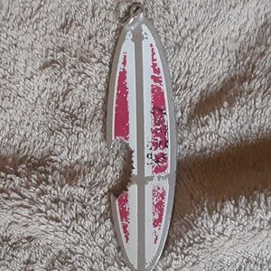 VINTAGE BITTEN SURFBOARD CHARM GOOD CONDITION